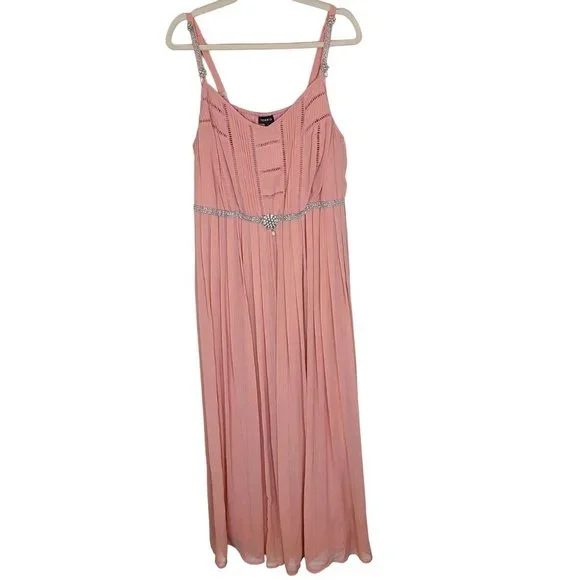 torrid pink maxi dress Plus Size - Tiered Maxi Dress